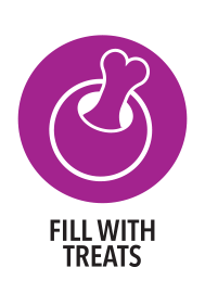 Fill with treats icon